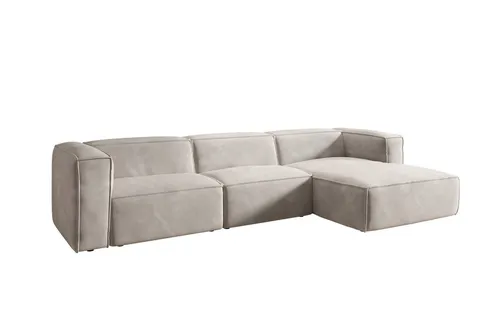 Luxusbetten24 Sofa Designer Sofa Comfy in Samt