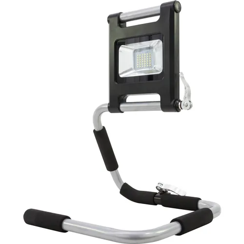 REV LED Akku Arbeitsleuchte Fluter Strahler Schwarz IP54 18W 1400lm kaltweiß 6500K verstellbar