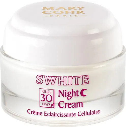 Mary Cohr SWHITE Night Cream - Nachtpflege, reduziert Pigmentierung über Nacht und sorgt für eine strahlende Haut am Morgen.