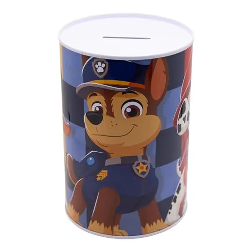 PAW PATROL Spardose bedruckt aus Metall 15 × 10 × 10 cm