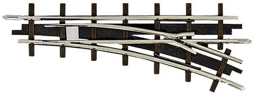 Busch Modelleisenbahn-Set H0f - Handweiche rechts, ideal für kreative Modellbahner ab 15 Jahren