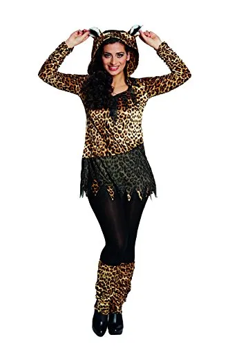 Leopard Damen Kostüm Raubkatze für Karneval & Fasching Gr. 42