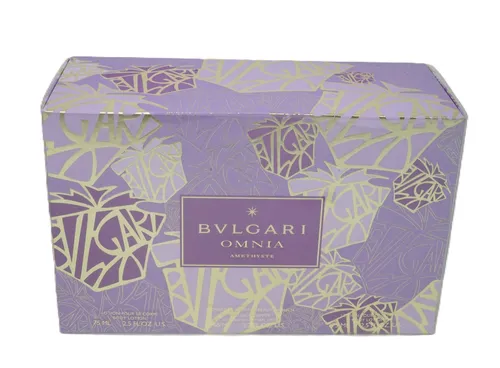 Bvlgari Omnia Amethyste Eau de Toilette 65ml + 2x Lotion - Elegantes Eau de Toilette mit floral-fruchtigem Duft, ideal für besondere Anlässe. Das Set enthält zusätzlich zwei Lotionen für eine harmonische Pflege.