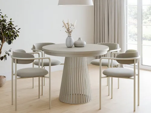 Compleo24 Esstisch, Rund, 100x77 cm von Compleo