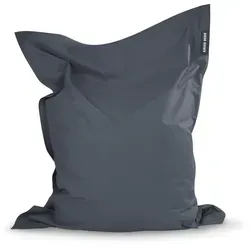 Green Bean Sitzsack XL Dunkelgrau - Robuster Outdoor-Sitzsack (120x160 cm) mit nachfüllbarer EPS-Füllung, ideal für gemütliches Sitzen und Liegen. Pflegeleichter Bezug, perfekt für Garten und Balkon.