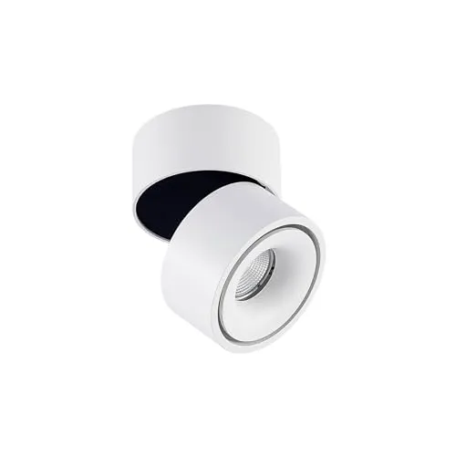 Arcchio LED Deckenlampe Ø 10 cm - Flexibler Deckenstrahler für individuelle Ausleuchtung - Deckenspot mit 350° Drehung und 90° Schwenkung, ideal für Wohnzimmer und Büros. Hochwertiger Aluminium-Lampenkopf sorgt für stilvolle Akzente und perfekte Beleuchtung.