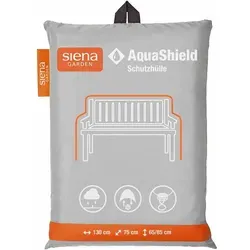 Siena Garden D41162 AquaShield Bankhülle 2er - Abdeckhaube für Bänke, schützt effektiv vor Witterungseinflüssen und reduziert Schimmelbildung durch Active Air System.