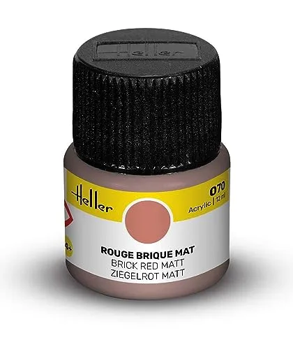 heller 9070 Acrylfarbe 070 Ziegelrot matt