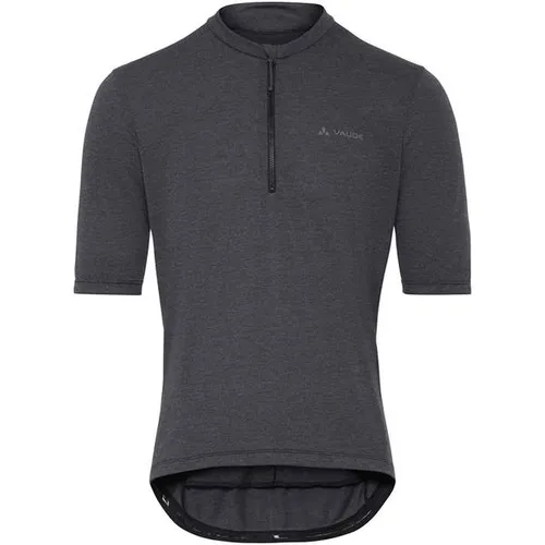 Vaude Herren Kuro Hz Trikot XL – Schwarz - Leichtes und atmungsaktives Herren-Radtrikot für Tour und Gravel, ausgestattet mit einem durchdachten Taschenkonzept für praktischen Komfort.