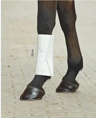 Busse Badagierunterlage Bandagen-Unterlage mit Klettverschluss - Bandagen-Unterlage in Weiß, 45cm x 45cm, aus hochwertiger Baumwolle – idealer Schutz für Ihre Bandagen und einfache Handhabung dank Klettverschluss.