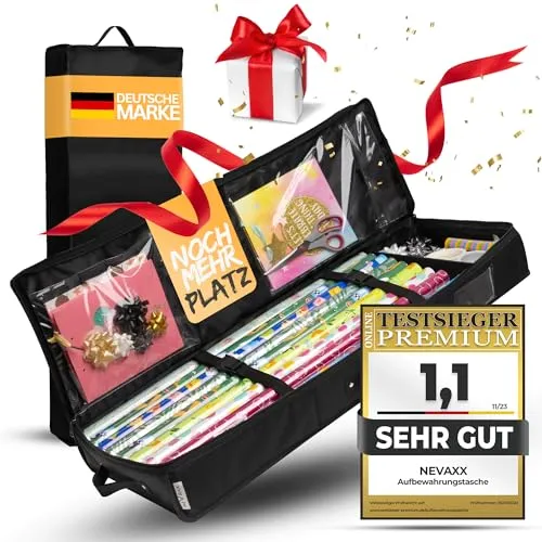 neVaxx-Geschenkpapier Aufbewahrung Organizer aus 600D Oxford Gewebe