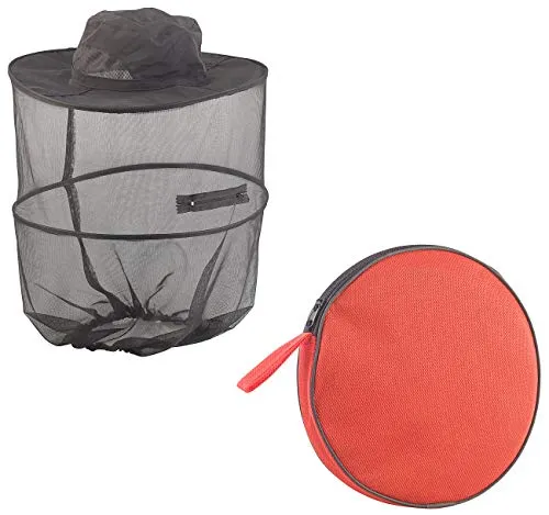 Semptec Urban Survival Technology Mückenschutzhut: Kompakt Faltbarer Hut mit integriertem Moskitonetz, 300 Mesh, schwarz (Mückenhut, Mückenhut mit Netz, Insektenschutz)