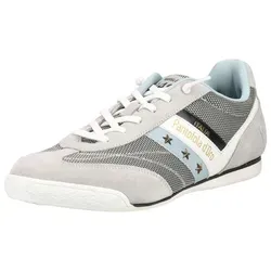 Pantofola d'Oro Halbschuhe Leder/Textil Sneaker blau/weiß 44 EU - Stylische Halbschuhe in Größe 44 aus Leder und Textil, ideal für den Alltag. Mit runder Schuhspitze und bequemem Blockabsatz für optimalen Tragekomfort.