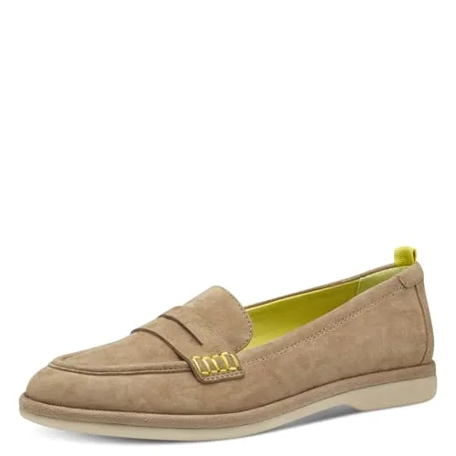 Tamaris 24224-44 Beige GR39 - Slipper & Mokassins für Damen, bequem und ideal für Alltag und Freizeit mit angenehm hohem Tragekomfort aus hochwertigen Materialien.