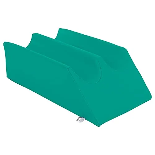 Sport-Tec Lagerungskeil Lagerungskissen Bettkeil Lymphkeil mit 2 Beinmulden 75x42 cm