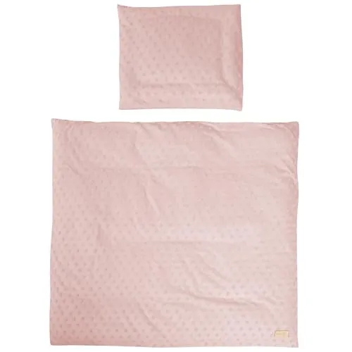 Roba Bettwäsche für Wiege & Stubenwagen 80x80/35x40cm Lil Planet Rosa Mauve - Bettwäsche für Wiegen und Stubenwagen, aus weichem Material für einen erholsamen Schlaf Ihres Babys, ideal für das Kinderzimmer.