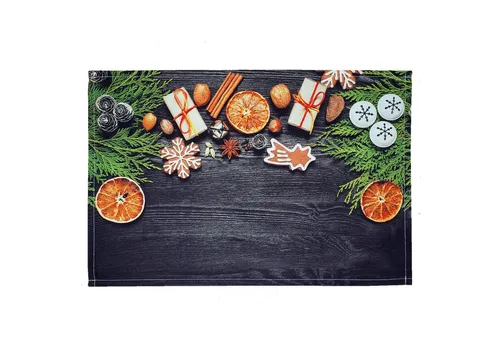 texpot Platzset Tischset 30x45 cm Polyester Herbst Winter Weihnachten Sommer Frühling, (1-St)