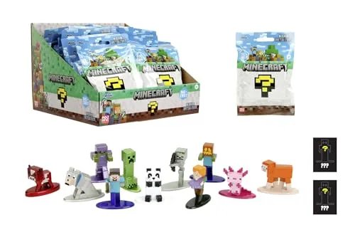 JADA Minecraft Figur 4cm - Metal Edition - Action- & Spielfiguren, detailgetreue 4cm Figur aus Metall für Sammler und Fans des beliebten Spiels.