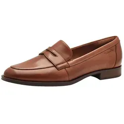 Tamaris Damen Slipper aus Leder in Braun, Größe 36 in braun von Tamaris