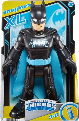 DC Super Friends Batman XL Bat-Tech 25 cm Figur - Actionfigur Batman in beeindruckenden Bat-Tech-Farben, über 25 cm groß und ideal für kleine Hände. Perfekt für Abenteuer und kreative Spielmomente für Kinder von 3 bis 8 Jahren.