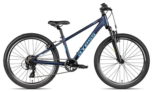 Axess Stipe 24 Kinderfahrrad 24 Zoll Dunkelblau