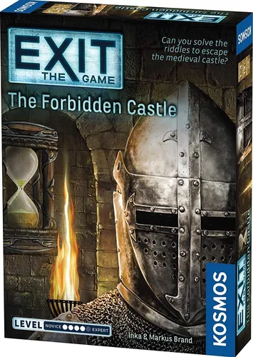 Thames & Kosmos - EXIT: The Forbidden Castle - Escape Room Spiel für 1-4 Spieler - Gesellschaftsspiel für Erwachsene & Kinder ab 12 Jahren, bringt das Escape Room Erlebnis nach Hause mit spannenden Rätseln und Teamgeist.