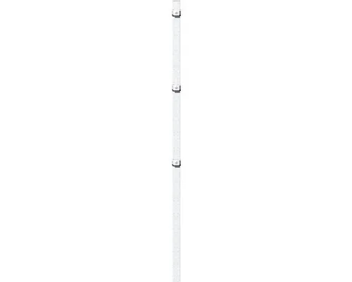 ALBERTS Zaunfeldpfosten 6 x 4 x 120 cm feuerverzinkt - Gartenzäune, langlebig und korrosionsbeständig durch feuerverzinktes Metall für eine lange Lebensdauer im Garten.