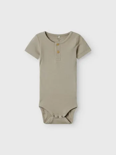 Name It Kurzarmbody NBMKAB SS BODY NOOS Baumwollmischung, Kurzarm, Knopf-Details