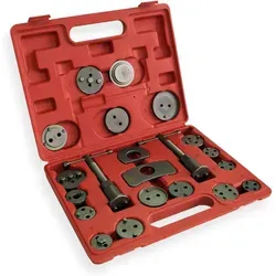 Wiltec 21-teiliges Bremskolbenrücksteller Set - Auto-Bremssättel & Zubehör – Universelles Komplettset für präzises und schadensfreies Zurückstellen von Bremskolben, ideal für Werkstätten.