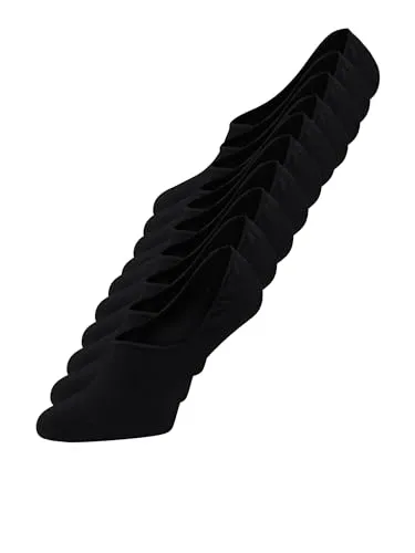 Jack & Jones Füßlinge (10-Paar) schwarz - Herrensocken in Schwarz, ideal für jeden Anlass. 10 Paar aus hochwertiger Baumwolle-Elasthan-Mischung für optimalen Tragekomfort.
