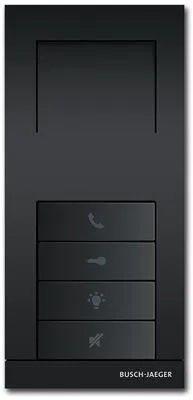 Busch-Jaeger Innenstation Audio 83210 AP-681, anthrazit matt - Haus-Alarmanlagen, elegante Audio-Innenstation mit modernem Design und hochwertiger Klangqualität für Ihr Zuhause.