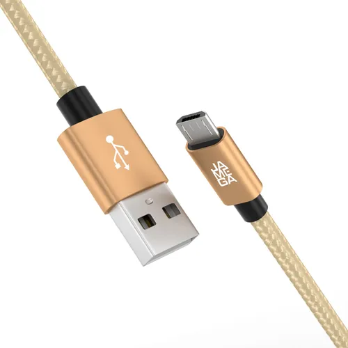 micro USB Kabel - Gold - 0,5m