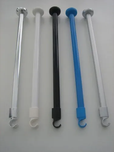 KS Handel 24 Deckenhalterung Duschvorhangstange/Silber glänzend