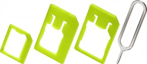 SIM Karte Adapter Nano > Micro Micro > Normal Nano > Normal SIM + Slot Öffner