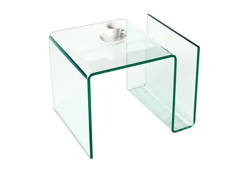 Riess-Ambiente Couchtisch FANTOME 50cm transparent in weiß von Riess-Ambiente