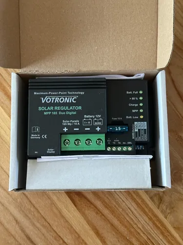 VOTRONIC MPP 165 Duo Digital 10A Solaladerregler, neu von VOTRONIC