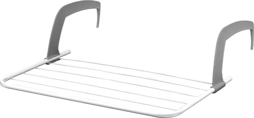 Sepio Wäscheständer Ausziehbar 55 cm, Ausziehbare Wäscheleine, Balkon Wand Wäscheständer, Wandtrockner, Badezimmer Wäsche Trocknen