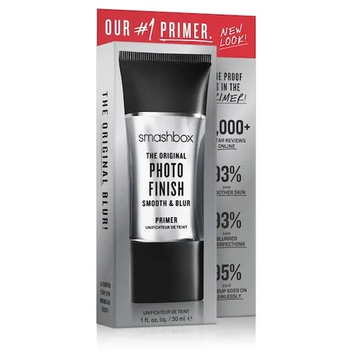 Smashbox Photo Finish Smooth & Blur Primer 30 ml - Make-up Primer für ein perfektes Finish, glättet die Haut und minimiert Poren. Ölfrei und leicht, schützt die Haut mit Antioxidantien und Vitaminen A und E.