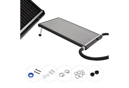 Arebos Solarabsorber Solarmatte für Poolheizung - Solaranlage zur effizienten Wassererwärmung für Pools, mit 0,72 m² Absorberfläche und einfacher Montage für nachhaltigen Badespaß.