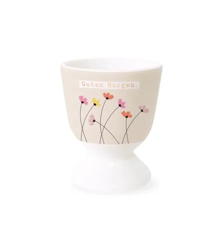 Grafik-Werkstatt 62276 Eierbecher mit 100% Echtgold | Porzellan Becher | Traummann