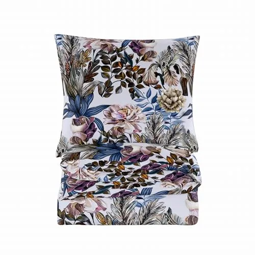 Cotton Market Bettwäsche 155x200 cm - Bettwäsche Baumwoll-Mikrofaser - Bettwäsche-Sets 3 Teilig - Bettbezug 155 cm und 2 Kissenbezug 70x80 cm - Avatar