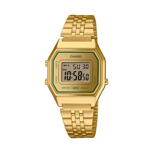 Casio Damenuhr Retro LA680WEGV-9AEF - Stilvoll und zeitlos - Armbanduhren für Damen, digitale Anzeige, elegantes Edelstahlarmband, ideal für modebewusste Frauen.