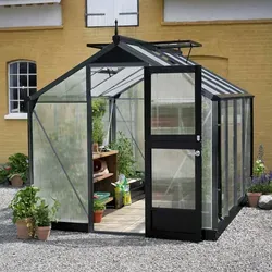 Juliana Gewächshaus Kompakt 6,6m² ALU Anthrazit von Juliana