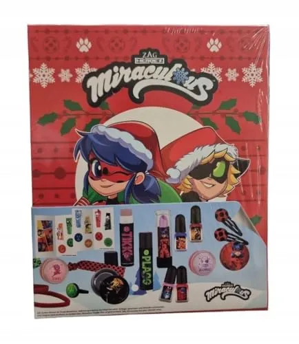 KTN Dr. Neuberger Miraculous Adventskalender für Mädchen - Wunderschöner Adventskalender mit 24 Beauty-Überraschungen im Miraculous-Stil, ideal für junge Fans und für tägliche Vorfreude in der Weihnachtszeit.