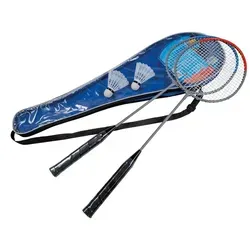badminton-Set 65 cm grau/blau/rot 5-teilig