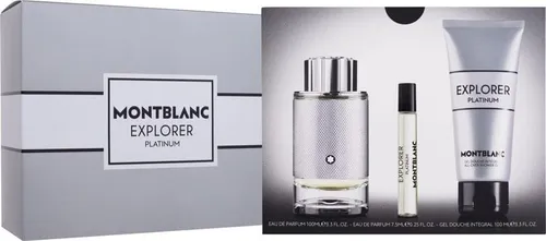 Montblanc Explorer Platinum 100ml - Eleganter Herrenduft - Eau de Parfum für Männer, 100 ml, kombiniert frische Veilchenblätter mit aromatischem Muskatellersalbei und markantem Zedernholz für einen maskulinen, eleganten Duft.