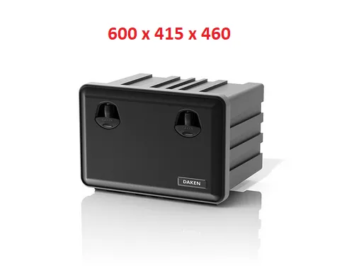 LKW Staukasten, Daken Just 600 Staubox 600x416x458mm, Werkzeugkasten Daken J071