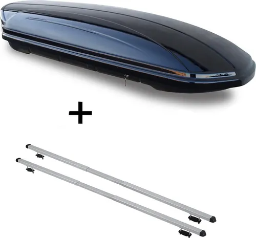 Dachbox MAA580L mit Dachträger RAPID für Volkswagen Tiguan 5N