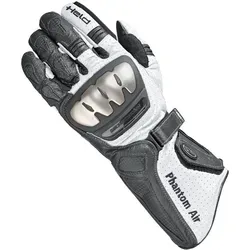 Held Phantom Air Motorrad Handschuhe, schwarz-weiß, Größe S für Männer - Robuste Motorradhandschuhe mit Aramid-Oberhand und stoßabsorbierender Polsterung für optimalen Schutz und Komfort auf jeder Fahrt.