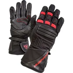 MUGENRACE Primo Winter Motor rad Handschuhe, schwarz-rot, Größe 2XL für Männer